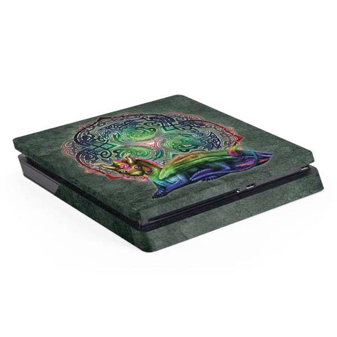 Celtic Dragon by Brigid Ashwood PlayStation PS4 Skins